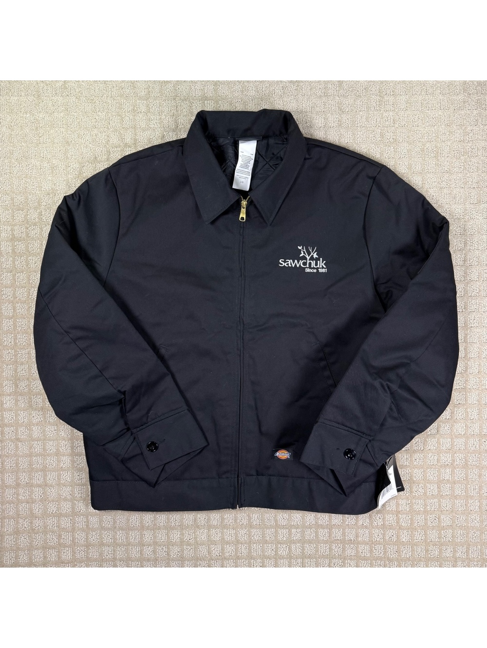 NWT Dickies Insulated Eisenhower Work Jacket Black Men's L
